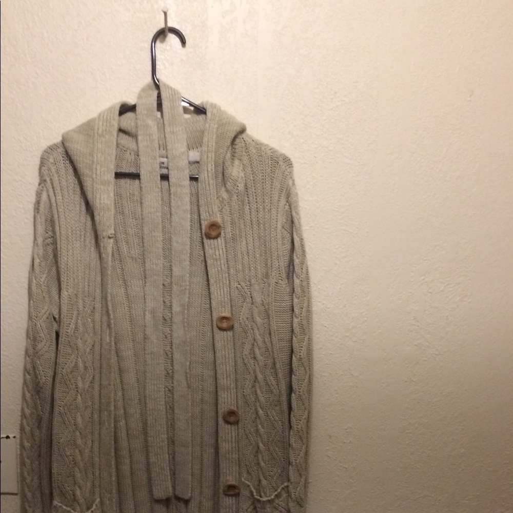 Long Thick Sweater.